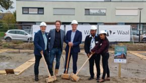 start bouw 65 huurappartementen en 16 koopwoningen in Sluispolder-West