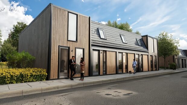 innovatief woningconcept met zoveel mogelijk biobased en circulaire materialen