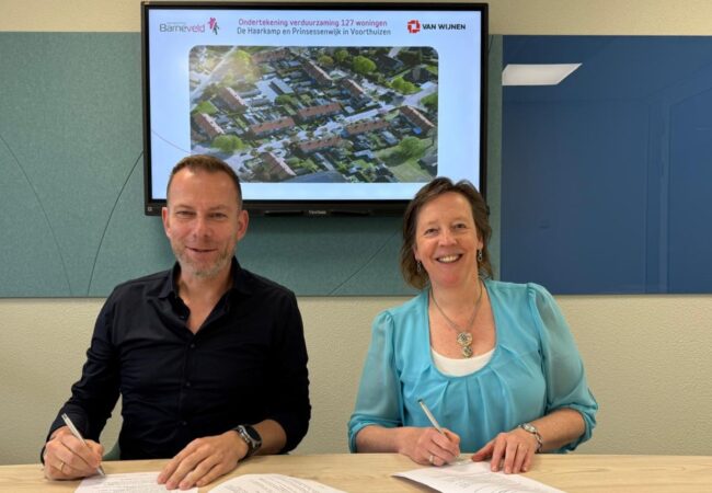 Ondertekening 127 verduurzaming Voorthuizen